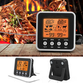 Ψηφιακό θερμόμετρο μπάρμπεκιου κρεάτων Ψηφιακός αισθητήρας φαγητού Γκριλ Φούρνος Κουζίνα Νερό Λάδι Χρονόμετρο γάλακτος Υγρόμετρο Θερμόμετρο Ψηφιακό για το σπίτι