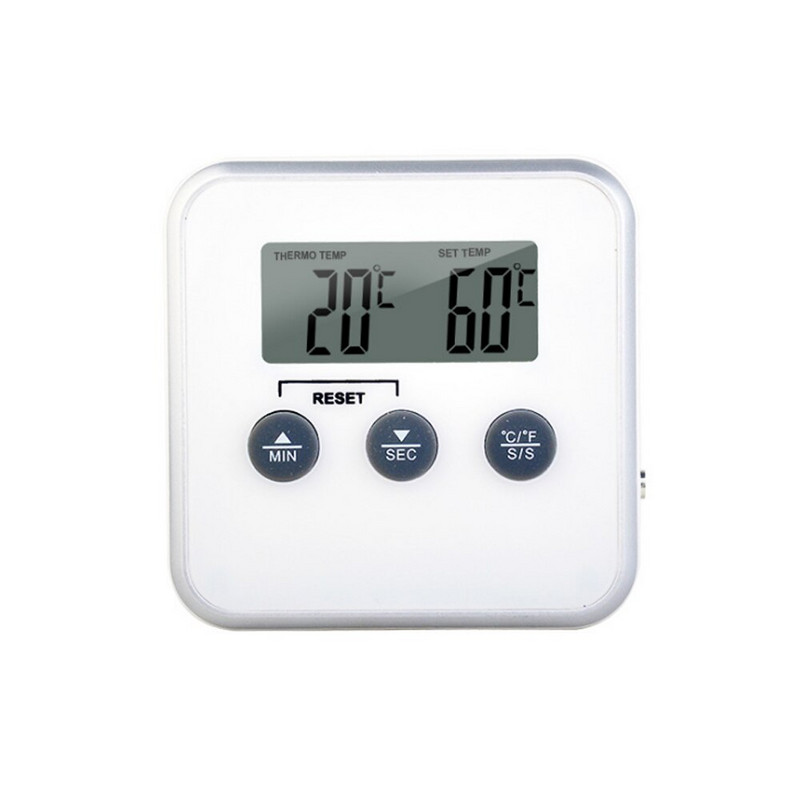 Ηλεκτρονικά ψηφιακά θερμόμετρα τροφίμων Χρονοδιακόπτης Μετρητής θερμοκρασίας φούρνου Μετρητής θερμοκρασίας φούρνου Αισθητήρας θερμομέτρου κουζίνας με αισθητήρα μαγειρέματος