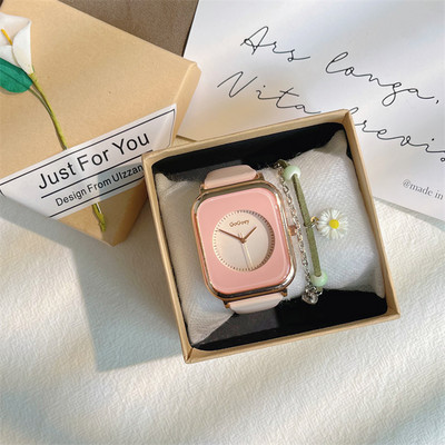 Moodne silikoonrihmaga kandiline käekell