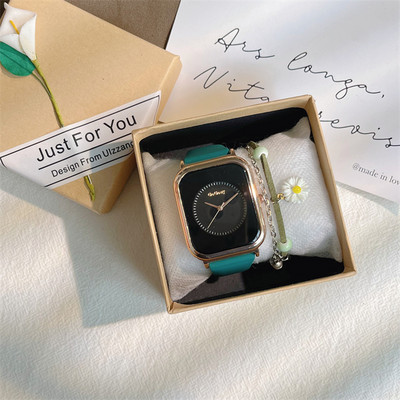 Moodne silikoonrihmaga kandiline käekell