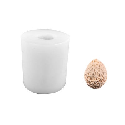 Ριγέ κερί αυγού Καλούπια σιλικόνης για αρωματικά κεριά από ρητίνη Χειροποίητα Diy Κερί Κατασκευής Κιτ Φόρμα Μορφές Καλούπια χειροτεχνίας από πυρίτιο