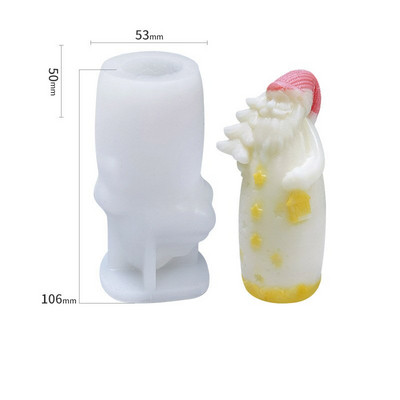 3D Kalėdų eglutės žvakių formelės Silikono formos Rankų darbo žvakių kūrimas Kvapios žvakės Kalėdų dovanos Snaigės Fondant Kepimo formos