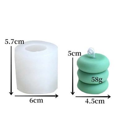 Silikónová forma na sviečky, geometrické tvary, abstraktné, ručne vyrábané mydlo, sadrová živica, remeselná silikónová forma, bytová dekorácia, párty, darčeková forma