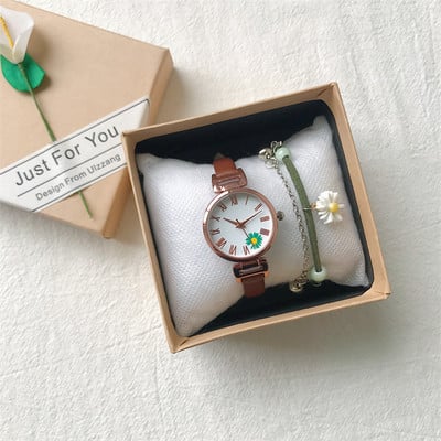 Casual γυναικείο ρολόι με στρογγυλό σχήμα