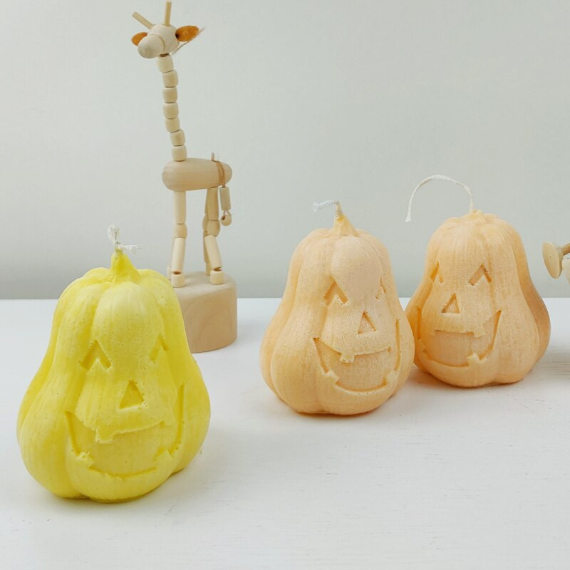Skull Grimace Pumpkin Candle Mold DIY Ζώο Κερί Κατασκευής Σαπουνιού Ρητίνη Πηλός Μούχλα Πάγου Φιτίλι Δώρα Απόκριες Χειροτεχνία Διακόσμηση σπιτιού