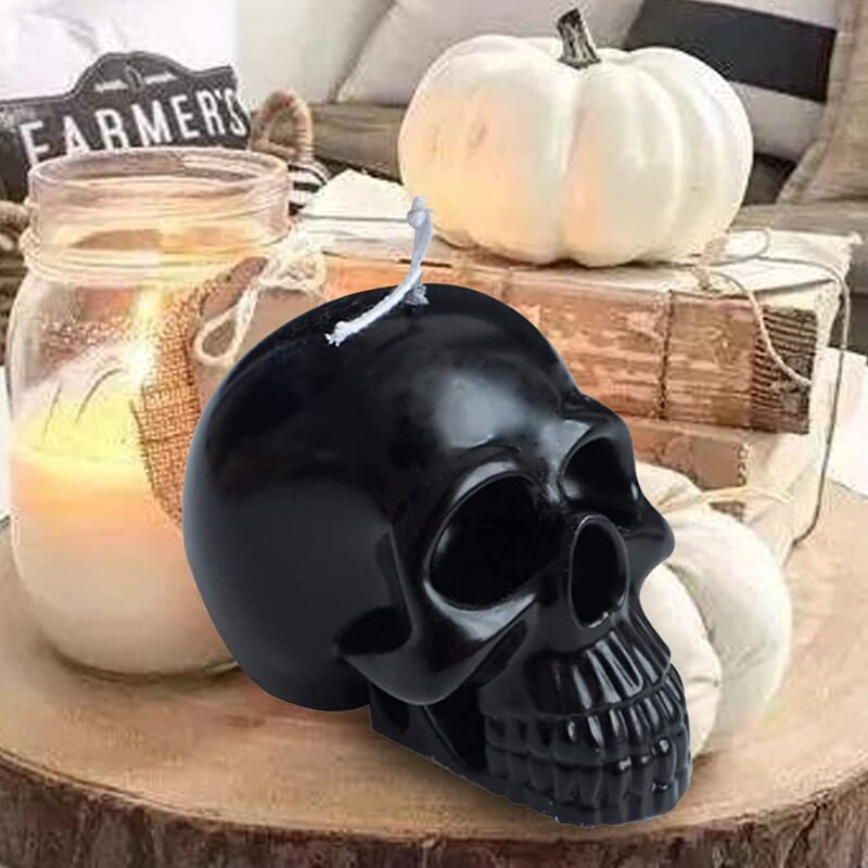 Skull Grimace Pumpkin Candle Mold DIY Ζώο Κερί Κατασκευής Σαπουνιού Ρητίνη Πηλός Μούχλα Πάγου Φιτίλι Δώρα Απόκριες Χειροτεχνία Διακόσμηση σπιτιού