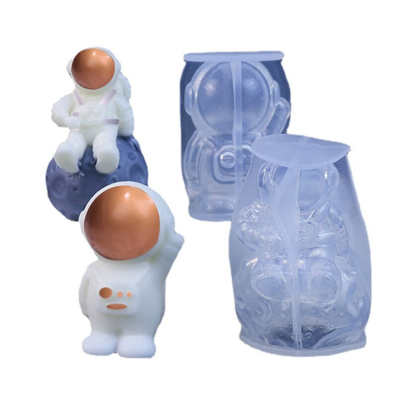 Καλούπι σιλικόνης DIY New Astronaut Series Epoxy Mold for Handmade Candle Making Home Decoration Craft Making Galter καλούπι
