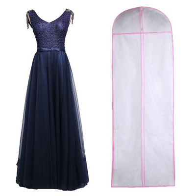 Wedding Dess Dust Bag Clothes Dust proof Evening Dress Dust Cover Bridal Garment Storage Bag 150/180cm