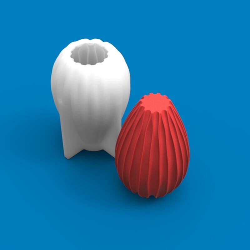 Line Cylinder Handmade Diy Candle Making Kit Καλούπι σιλικόνης για 3d καλούπια σιλικόνης Aromatic Candles Forms Forms Resin Mold Silicon