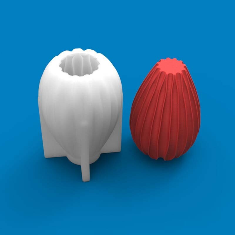 Line Cylinder Handmade Diy Candle Making Kit Καλούπι σιλικόνης για 3d καλούπια σιλικόνης Aromatic Candles Forms Forms Resin Mold Silicon