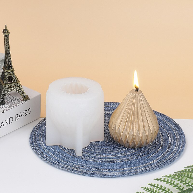 3D Αρωματοθεραπεία Κερί σε σχήμα αχλαδιού Καλούπι σιλικόνης Diy Χειροποίητο Σαπούνι Κερί Γύψινο Καλούπι Δώρο Οικιακό Κερί Καλούπι σιλικόνης