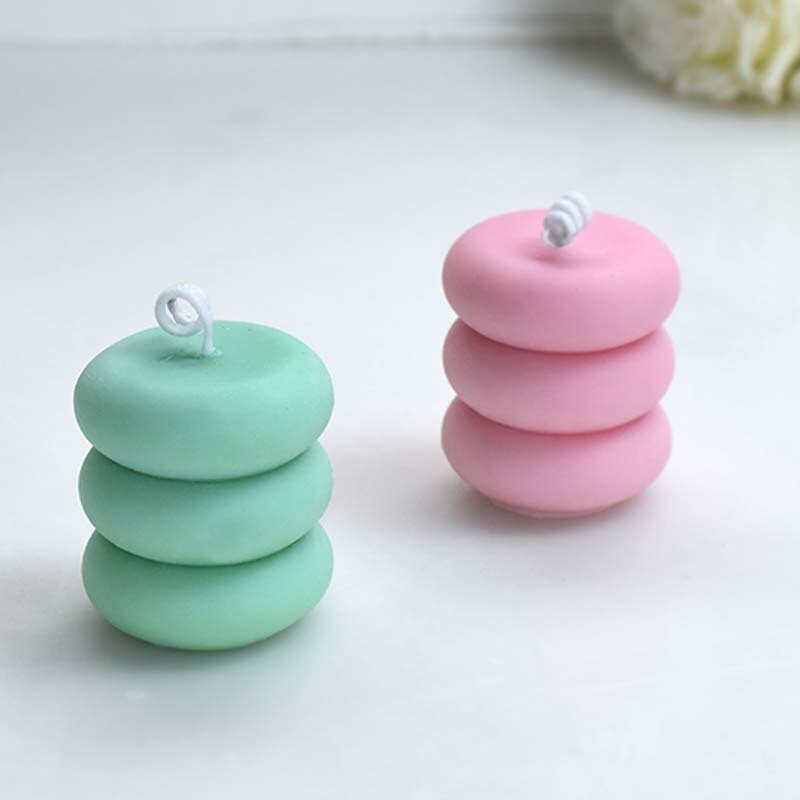 Γεωμετρικό Κυλινδρικό τόξο Κερί Καλούπι σιλικόνης 3D Αρωματοθεραπεία Κερί Γύψινο Σαπούνι Χειροτεχνίας Προμήθειες Χειροποίητα καλούπια