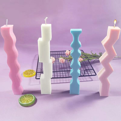 DIY Κερί Καλούπι σιλικόνης T Long Candle Mold σιλικόνης Simple Candle Διακόσμηση σπιτιού Κερί σιλικόνης Κερί Καλούπι κεριών