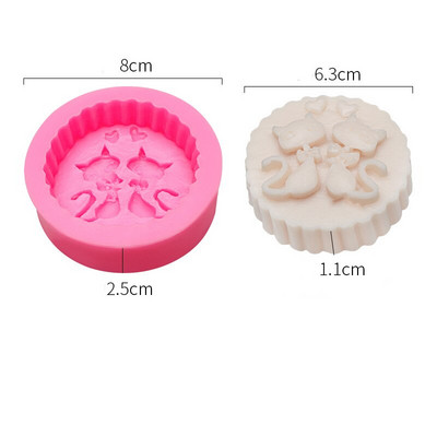 Κερί Χριστουγεννιάτικου Δέντρου Καλούπι σιλικόνης Χειροποίητο Snowflake Gingerbread Man Candle Soap Mould DIY Ρητίνη Στολίδια Κατασκευή κοσμημάτων