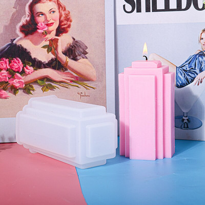 Küünlavorm Käsitsi valmistatud DIY vorm Küünla valmistamise tarvikud Silikoonvaigust vormid Küünlavaha vormid Mesilasvaha vorm