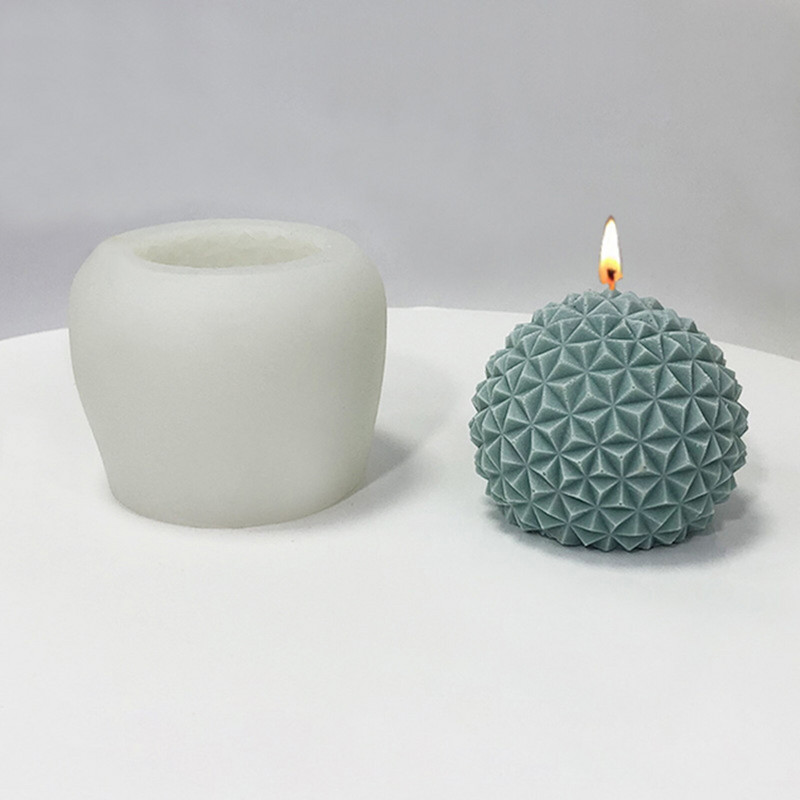 Καλούπια κεριών σιλικόνης σε σχήμα μπάλας Καινοτόμα καλούπια σιλικόνης ποιότητας τροφίμων για κεριά Κατασκευή σαπουνιού μέλισσας Μπάρες λοσιόν με κερί