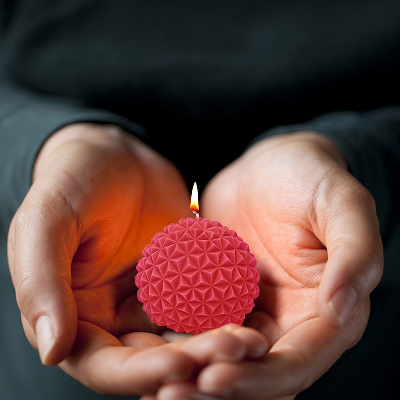 Καλούπια κεριών σιλικόνης σε σχήμα μπάλας Καινοτόμα καλούπια σιλικόνης ποιότητας τροφίμων για κεριά Κατασκευή σαπουνιού μέλισσας Μπάρες λοσιόν με κερί