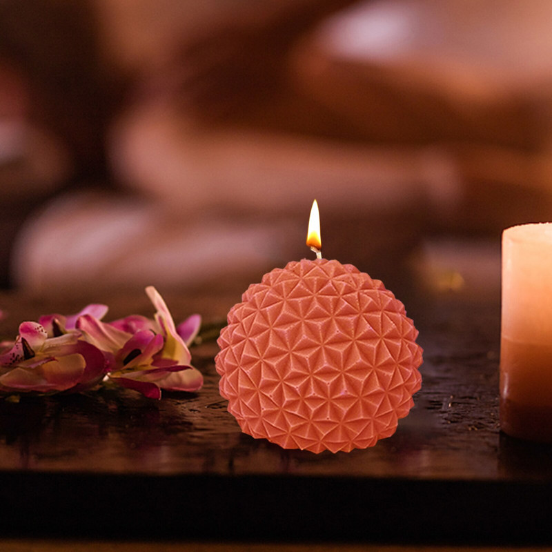 Καλούπια κεριών σιλικόνης σε σχήμα μπάλας Καινοτόμα καλούπια σιλικόνης ποιότητας τροφίμων για κεριά Κατασκευή σαπουνιού μέλισσας Μπάρες λοσιόν με κερί