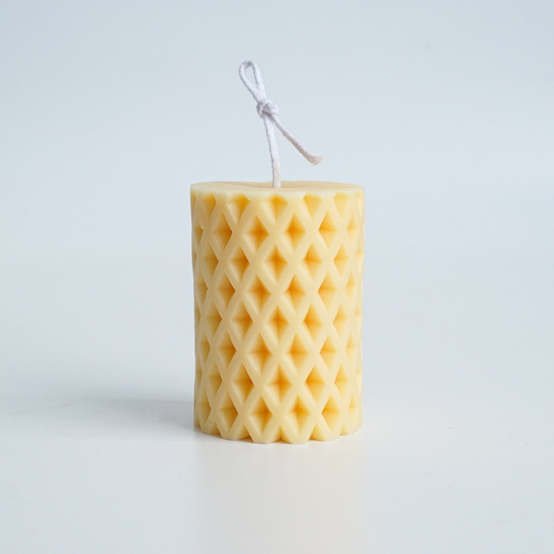 DIY Creative Rhombus κυλινδρικό καλούπι σιλικόνης Γεωμετρικό αρωματικό κερί κατασκευής ρητίνης σαπουνιού καλούπι χειροτεχνίας προμήθειες Δώρα Διακόσμηση σπιτιού