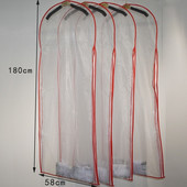 Torba za vjenčanice Dugačke torbe za odjeću Zaštitna torbica Navlaka otporna na prašinu Vjenčanice Odjevni predmeti Navlaka za prašinu 180 cm