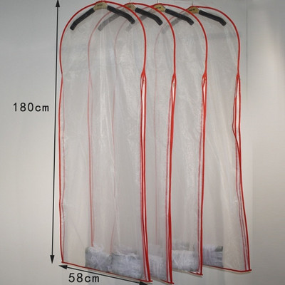 Τσάντα Φόρεμα Νυφική Μακριά Ρούχα Τσάντες Προστατευτική Θήκη Κάλυμμα Νυφικά Ενδύματα Ρούχα Κάλυμμα για τη σκόνη 180cm
