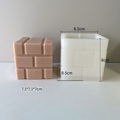 Δημιουργικό τετράγωνο ερωτηματικό Καλούπι ψησίματος DIY Τετράγωνο τούβλο Κερί Αρωματοθεραπείας Γύψινο Χειροποίητο Διακοσμητικά Σαπουνιού Καλούπια σιλικόνης