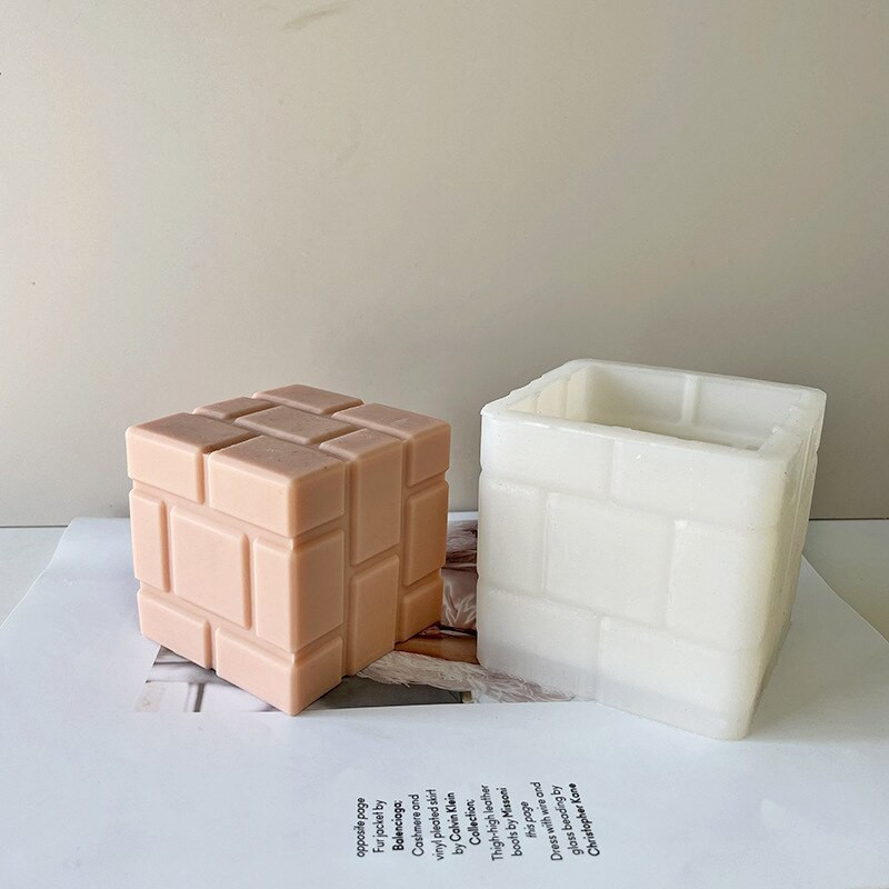 Δημιουργικό τετράγωνο ερωτηματικό Καλούπι ψησίματος DIY Τετράγωνο τούβλο Κερί Αρωματοθεραπείας Γύψινο Χειροποίητο Διακοσμητικά Σαπουνιού Καλούπια σιλικόνης