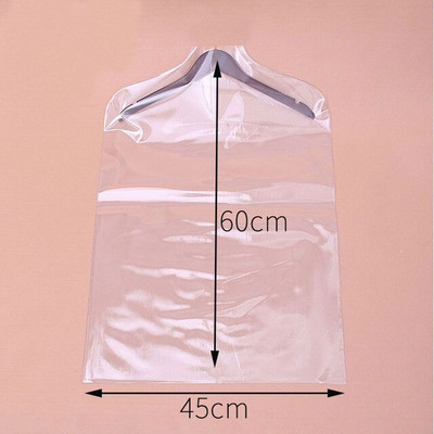 Paket od 5 komada Prozirne PVC navlake za odjeću Kaput Jakna Košulja Odijelo Zaštitna torbica otporna na prašinu i vlagu FC61