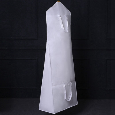 Suure suurusega pruudi pulmakleit Kleit Rõivaste kotid Tolmukaitse Reisirõivaste hoiukotid pika rongi jaoks puhvis balli pulmakleitidele