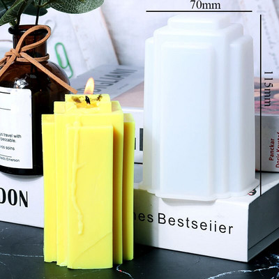 Κερί σιλικόνης DIY Χειροποίητο Σαπούνι Αρωματικό Αρωματοθεραπεία Κερί Γύψος Φτιάχνοντας Μούχλα Σχήμα Κραγιόν Διακόσμηση σπιτιού Δωρεάν αποστολή