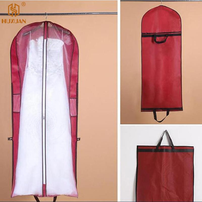 Mare pentru rochie de mireasa Rochie cu fermoar Husa rezistenta la praf Geanta de depozitare Protectie pliabila pentru haine