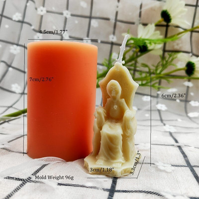 DIY silikoonvorm Horror Surmaküünla hallitus Küünla valmistamise komplekt Kookide kaunistamiseks Tööriistad Vaikvorm Kipsvorm Kodukaunistused