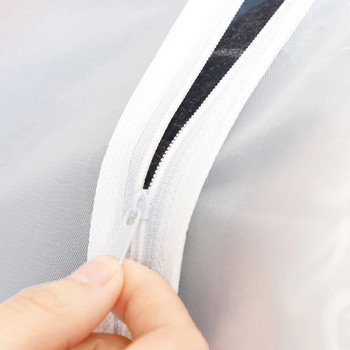 Κρεμάστρα δαπέδου οικιακής χρήσης Διαφανές πλαστικό κάλυμμα ανθεκτικό στη σκόνη Μεγάλη χωρητικότητα Τύπος κρεμάσματος Ρούχα παλτό κάλυμμα σκόνης Πανί προμήθειες σπιτιού