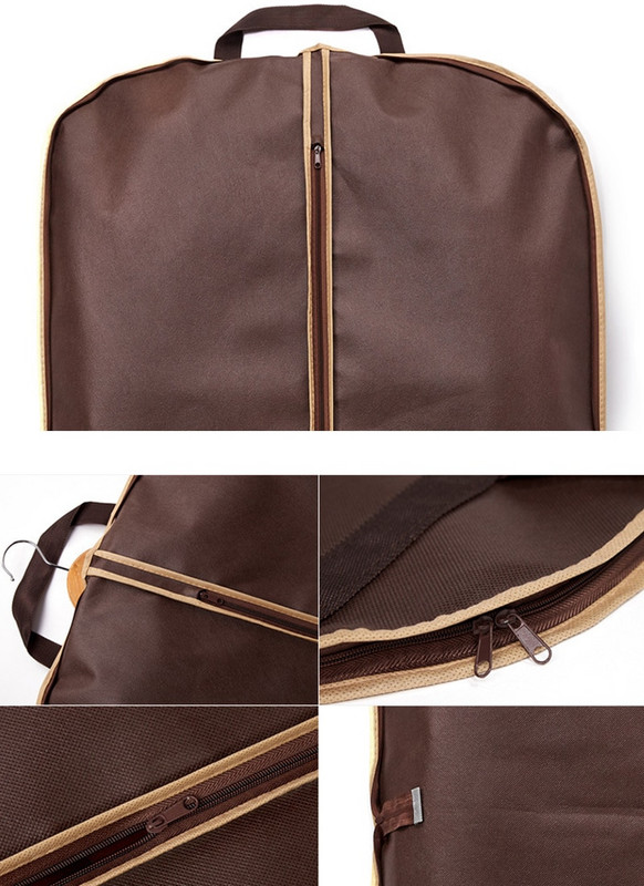 120 cm meeste ülikond kattekotid riided rippuvad kaitse rõivad tolmust reisimantli ümbris lukuga panipaik