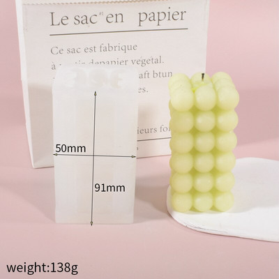 Καλούπι σιλικόνης 3D Magic Ball/Cube Κερί DIY Handmade Aroma Candle Gypsum Resin Craft Silicone Mold Καλούπι δώρου για διακοπές