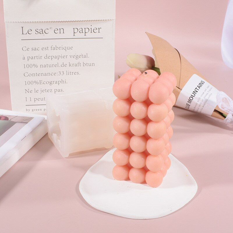 Καλούπι σιλικόνης 3D Magic Ball/Cube Κερί DIY Handmade Aroma Candle Gypsum Resin Craft Silicone Mold Καλούπι δώρου για διακοπές