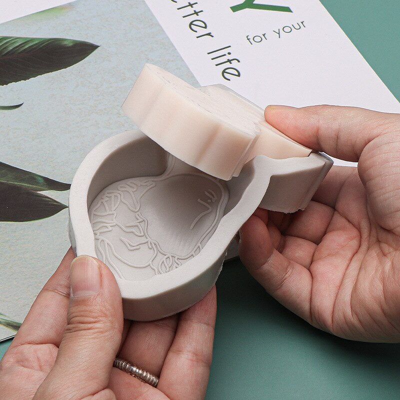 DIY silikoonküünla vorm naiste portree küünla vorm krohv aroomiteraapia vorm käsitsi valmistatud vorm auto kaunistus silikoonvorm