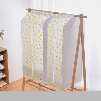 Κάλυμμα ρούχων με φερμουάρ σκόνης 3D Ρούχα αποθήκευσης Ντουλάπα κοστούμι Τσάντες Ντουλάπα Κρεμάστρες Θήκη Κάλυμμα ρούχων Dust Bag Hanging Organizer 1P