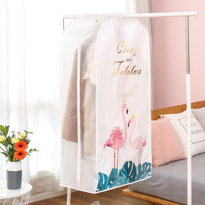 Στερεοσκοπικό κάλυμμα ρούχων Flamingo Ορατές αδιάβροχες τσάντες ρούχων για φόρεμα φόρεμα παλτό Oxford Clothes κάλυμμα