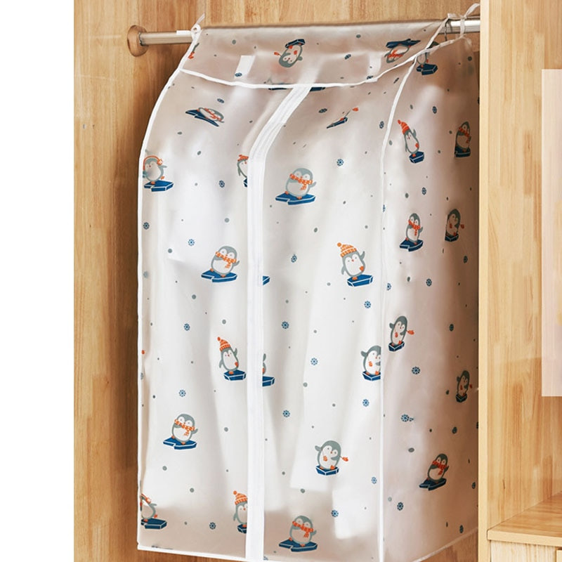 S/L rippuv 3D riiete tolmukate PEVA suure mahutavusega riidekohver Riidekapp Korraldaja mantel sulejope Tolmukindlad hoiukotid 1