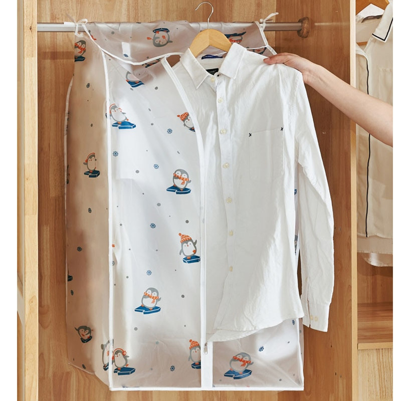 S/L rippuv 3D riiete tolmukate PEVA suure mahutavusega riidekohver Riidekapp Korraldaja mantel sulejope Tolmukindlad hoiukotid 1