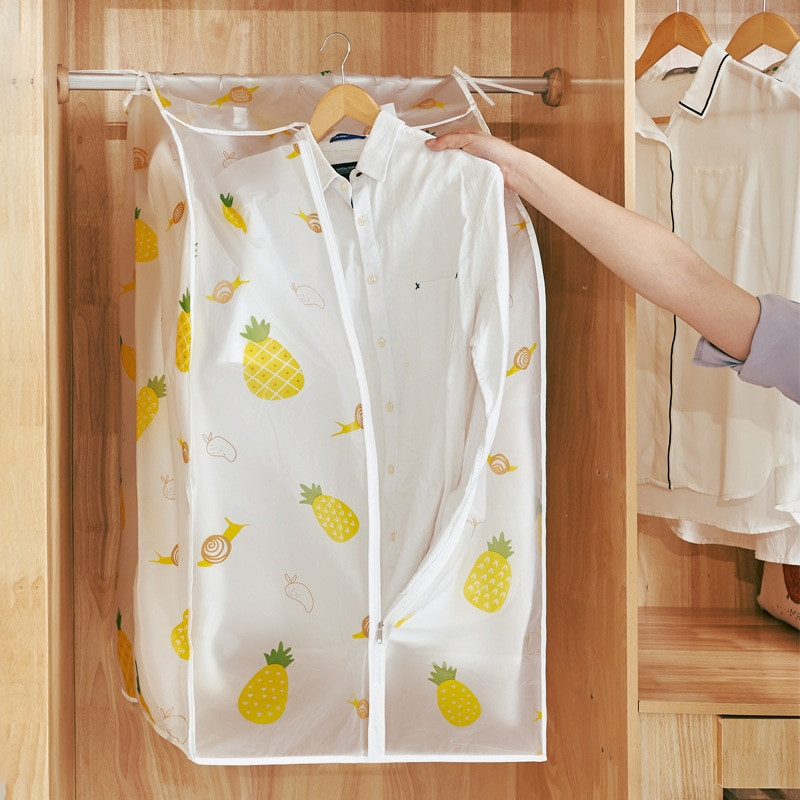 S/L rippuv 3D riiete tolmukate PEVA suure mahutavusega riidekohver Riidekapp Korraldaja mantel sulejope Tolmukindlad hoiukotid 1