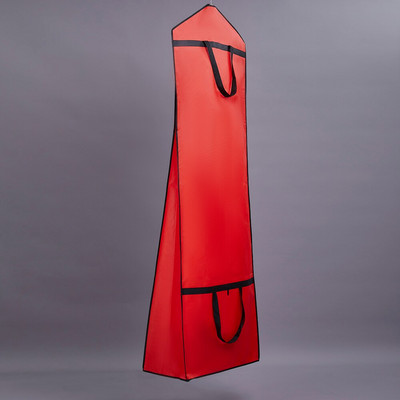 Rochie de mireasa mare respirabila Geanta de imbracaminte pliabila Huse portabile de praf cu guse foarte late pentru rochie lungă umflată LOGO imprimat