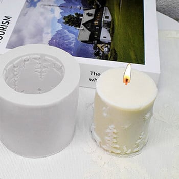 Коледен елен Силиконова форма за свещ Направи си сам ръчно изработен сапун Гипсова глина Смола Занаяти Изработка на мухъл Декорация на дома Орнаменти 2022 г. Ново