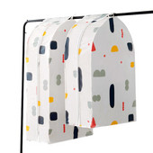 Στερεοσκοπικό αδιάβροχο κάλυμμα ρούχων για φόρεμα φόρεμα φόρεμα Ρούχα Ρούχα Big BEST Dust Cover Case Organizador Bag