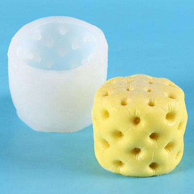 Villane palli sõlm silikoonvorm isetegemine 3D aroomiteraapia küünalde vormi krohv Tilk liim hallituskübar Kindad koogi kaunistus