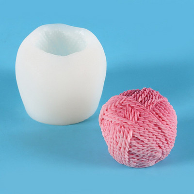 Villane palli sõlm silikoonvorm isetegemine 3D aroomiteraapia küünalde vormi krohv Tilk liim hallituskübar Kindad koogi kaunistus