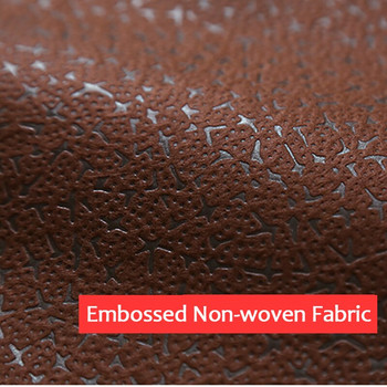 Ανάγλυφο μη υφαντό υφασμάτινο κάλυμμα σκόνης τσάντα κρεμαστή με φερμουάρ για ενδύματα Φόρεμα παλτό ενδυμάτων Προστατευτικό από σκόρο