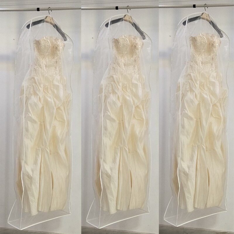 Eriti suur rõivas pruutkleit pikad riided kaitseümbris pulmakleidi kate Tolmukindlad katted pulmakleitide hoiukott