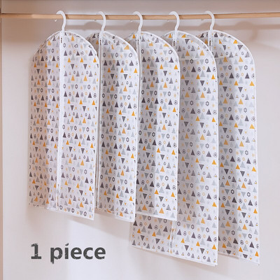 1 τεμ. Ρούχα κάλυμμα ντουλάπα παλτό κοστούμι κρεμαστή τσάντα καρτούν Εκτύπωση παχύρρευστη θήκη σκόνης τσάντες αποθήκευσης αδιάβροχα